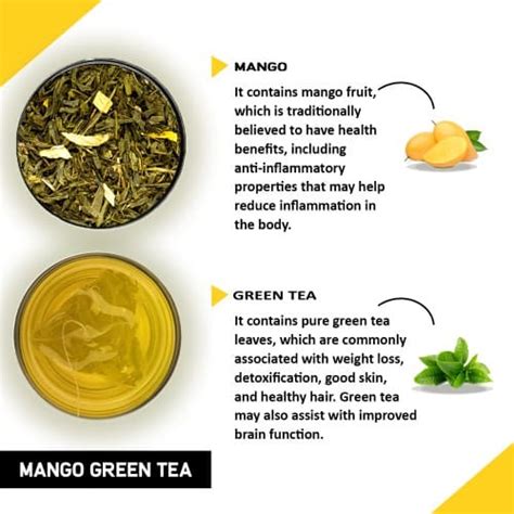 Buy Mango Green Tea to help in weight loss, digestion, and detoxification