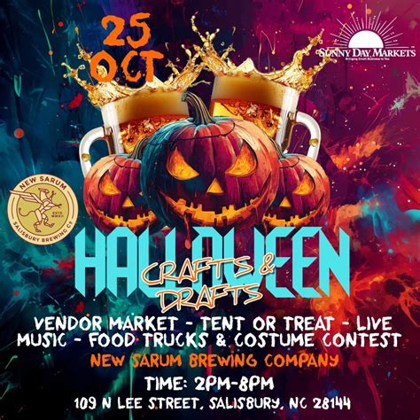 Halloween Crafts & Drafts at New Sarum Brewing Company, New Sarum ...