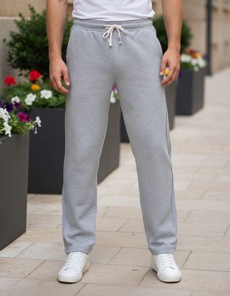 Buy White Beige Track Pants for Men by Shein Online | sheinindia.in