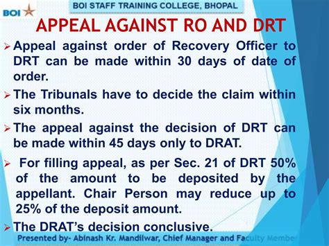 Debts Recovery Tribunals and Appellate Tribunals(DRT & DART) | PDF
