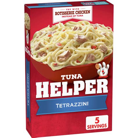 Tuna Helper Pasta, Tetrazzini Spaghetti & Creamy Sauce, 7.3 oz Box ...
