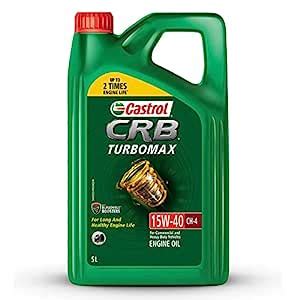 Castrol CRB TURBOMAX 15W-40 CH-4 Diesel Engine Oil for Commercial and ...