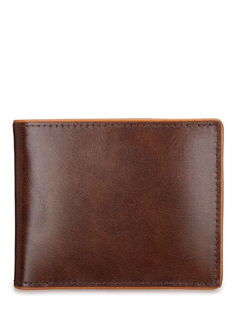 Buy Teakwood Genuine Leather RFID Protected Two Fold Wallet for Men ...