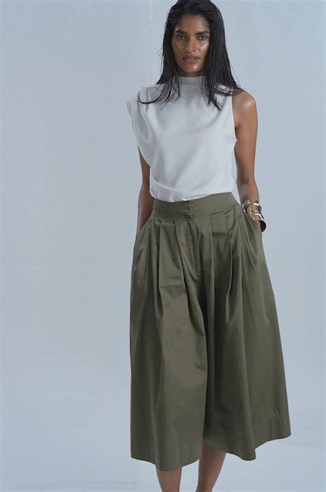 Haven skirt pants - Olive Green