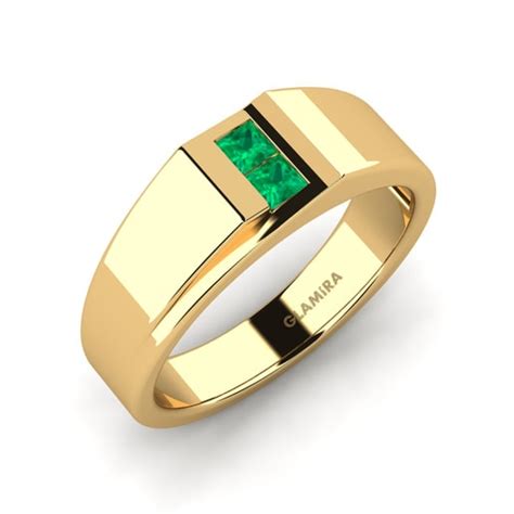 Get the Perfect Men's Emerald Rings | GLAMIRA.in