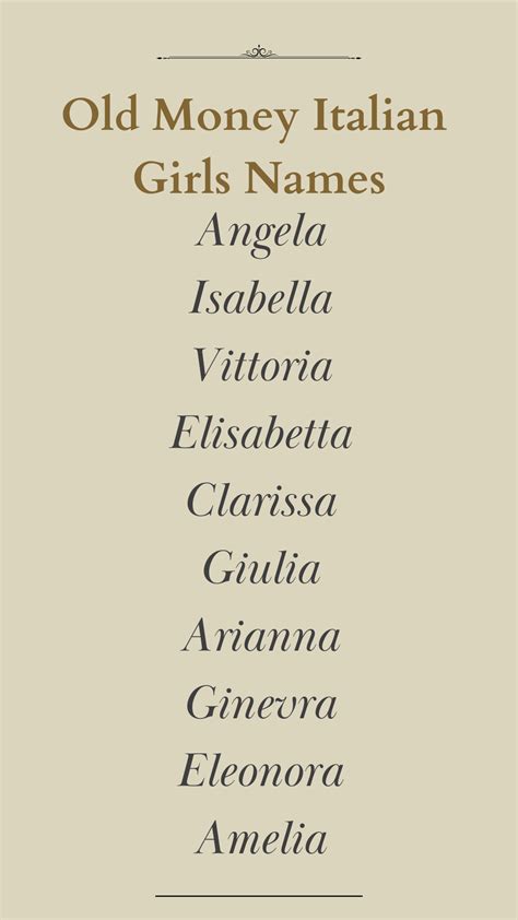 Italian Names For Products at Roderick Tipton blog