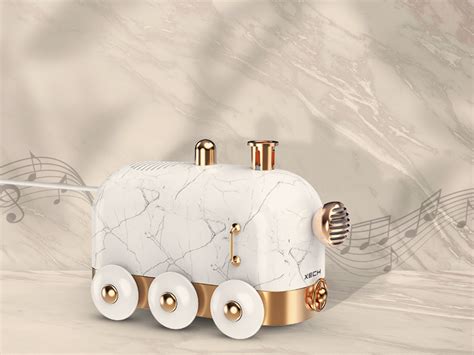 Xech Air Humidifier With Bluetooth Speaker&Aroma Diffuser 350Ml Marble ...