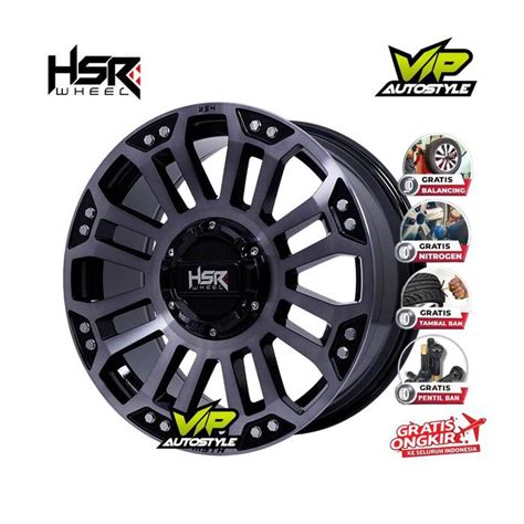 Jual Velg mobil Pajero sport fortuner HSR MYTH-05 Ring 18 racing ...