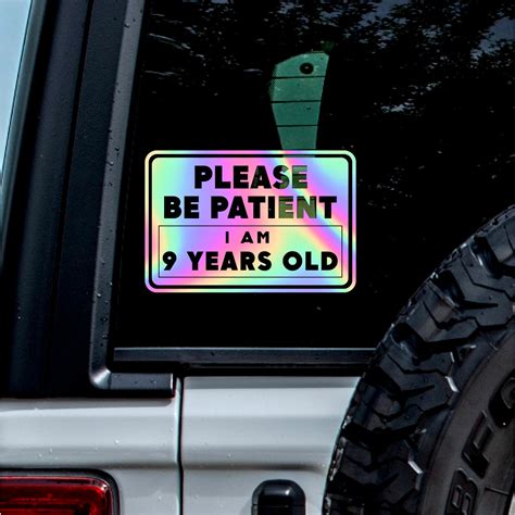 (2 Pcs, Hologram, 5.7'' X 3.8'') Transparent Adhesive Decal Sticker Of ...