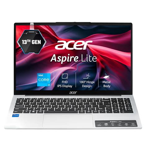 acer Aspire Lite, 13th Gen, Intel Core i3-1305U, 16GB RAM, 512GB SSD ...