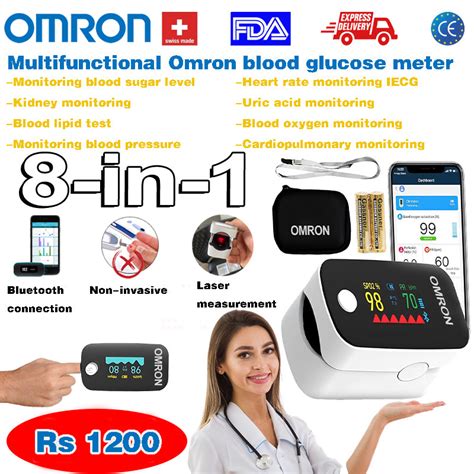 🔥LAST DAY Promotion 49% OFF🔥Omron Multi-function Blood Glucose Meter ...