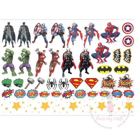 Stick N Peel Stickers- Avengers & Heroes – CRAFTERS CORNER