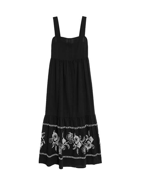 Buy Pure Cotton Embroidered Midaxi Beach Dress at Marks & Spencer