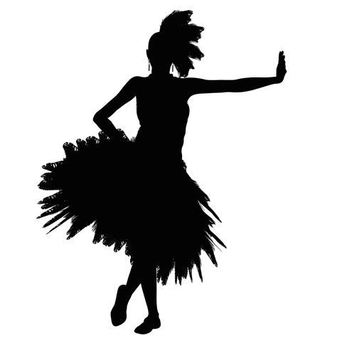 Dancing Girl Silhouette Free Stock Photo - Public Domain Pictures