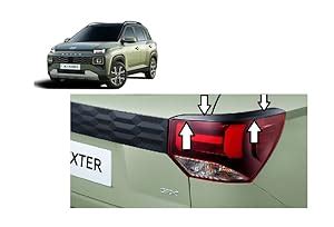 Mpower Tail Lamp Garnish in Glossy Black for Hyundai EXTER | DIY Stick ...
