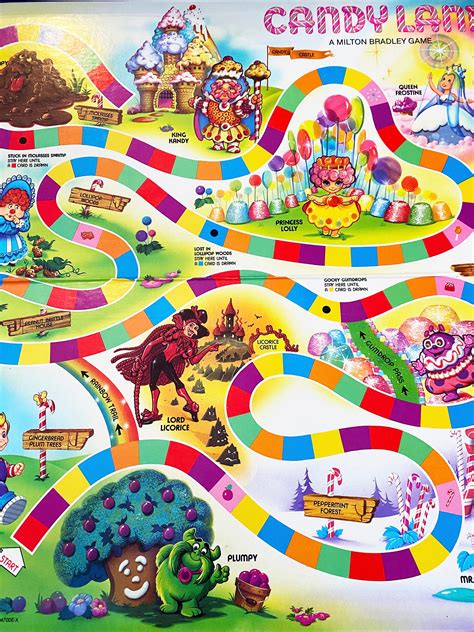 Original Candyland Game Pieces
