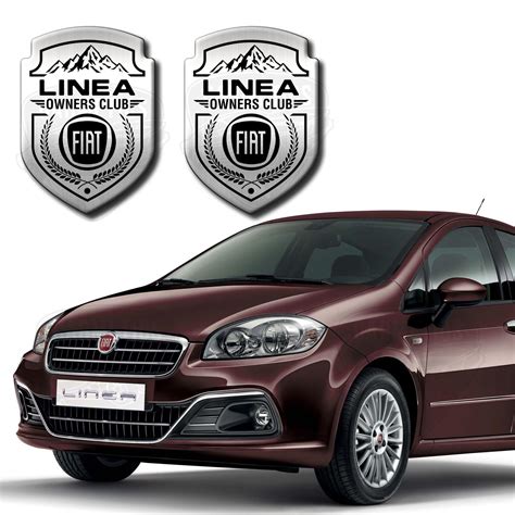 CarMetics Fiat Linea Owners Club Sticker can be Used on Fenders Doors ...