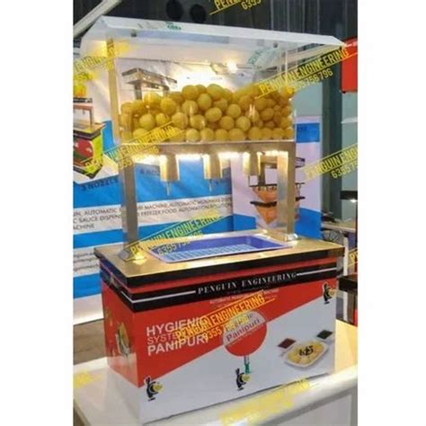 Panipuri Machine - 3 Nozzle Pani Puri Filling Machine With Bucket ...