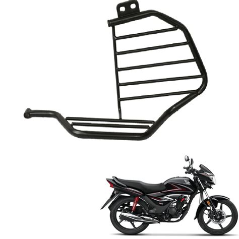 GadiBike Heavy Bike Side Guard & Saree Guard Black for Honda Shine Bs6 ...