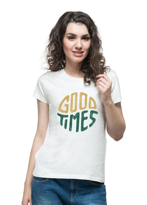 Get "Good Times" Graphic White T-Shirt at ₹ 799 | LBB Shop