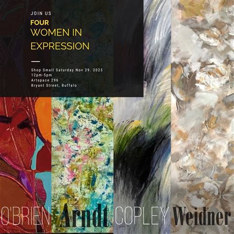 Shop Small Saturday: “Four Women in Expression”, Artspace 296 Bryant St ...