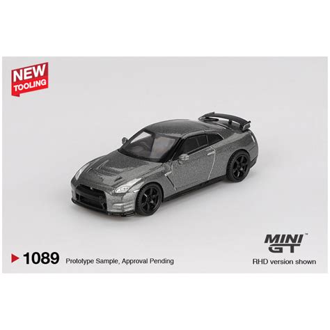 Mini GT #1089: NISSAN GT-R 2013 Dark Metal Gray (NISMO R35 CRS Version ...