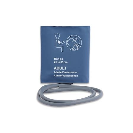 Cables & Sensors Reusable NIBP Cuff - Adult Dual Tube Hose 25 - 35 cm ...
