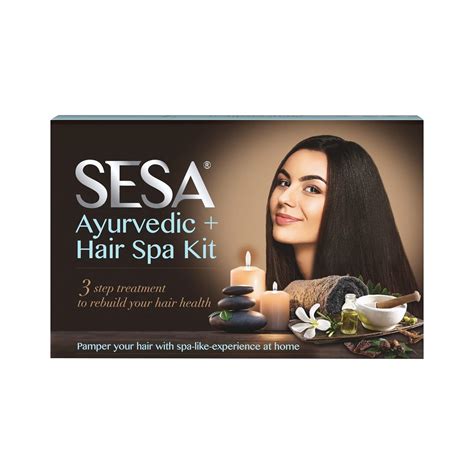SESA Ayurvedic Hair Spa Kit for Complete Deep Conditioning | Hair Fall ...