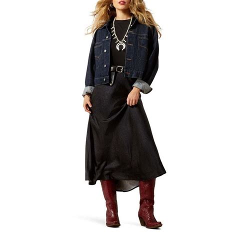 Ariat Athena Subtle Python Print Bias Cut Slip Skirt, S - Black (1 each) Delivery or Pickup Near ...