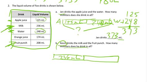 3rd Grade Homework Lesson 2 3.3 的图像结果