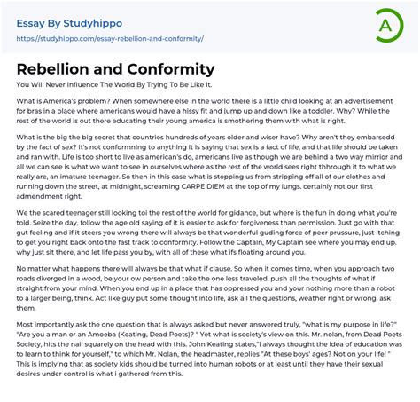 Conformity Essay Examples 的图像结果