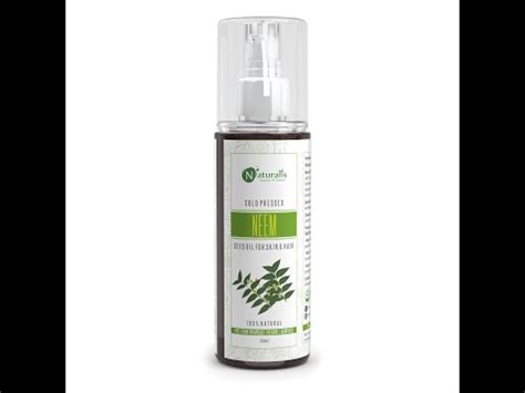 Cold Pressed Neem Carrier Oil Antiseptic, Antifungal oil for Hair Grow ...