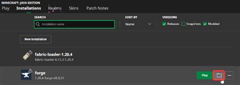 How to Open Forge Mod Folder 的图像结果
