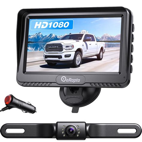 Buy eRapta Backup Camera ERT01 with 4.3 inch Monitor License Plate Back ...
