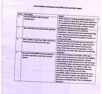 Laxity and delinquent failure in performing of EOD in CBS on daily basis