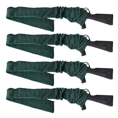 Gun Case Rifle Storage Covers WIOR 4-Pack Gun Socks - 52 Inch Silicone ...