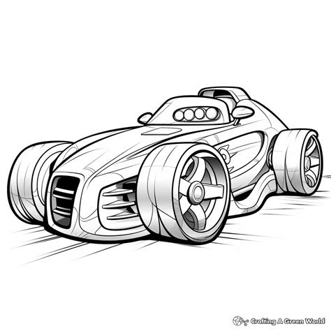 Race Car Coloring Pages To Print