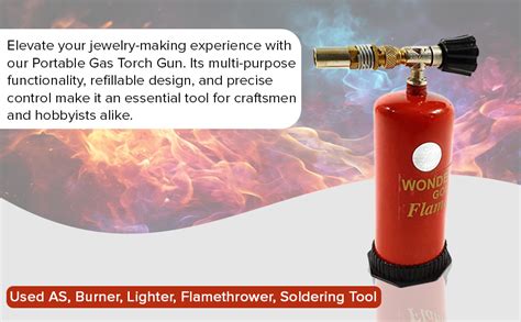 Jewellery Tools Portable Gas Torch Gun (Refillable), Used AS, Burner ...