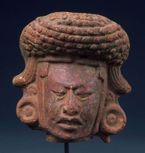 Head fragment (2001-302) | Princeton University Art Museum | Mayan art ...