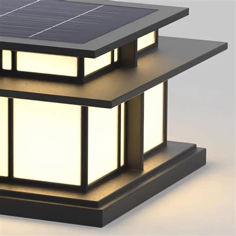 Boilyn Pillar Solar Outdoor Light – Vakkerlight