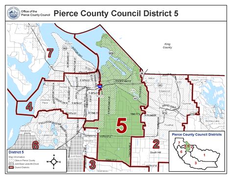 Council District Maps | Pierce County, WA - Official Website
