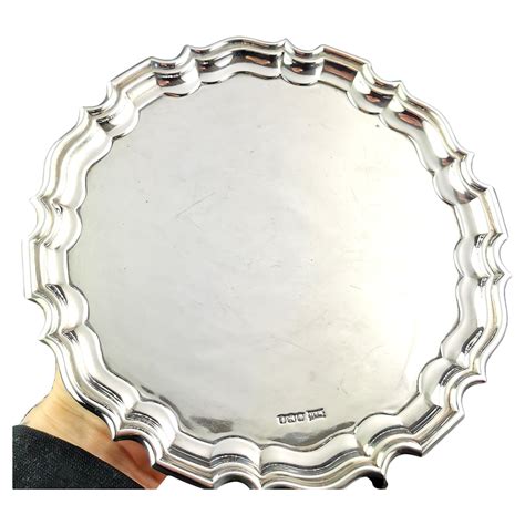 Poole Sterling Silver "Chippendale" Serving Tray, Out of Production For ...