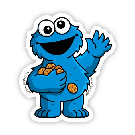 Sesame Street® Stickers | Monster stickers, Monster cookies, Cookie ...