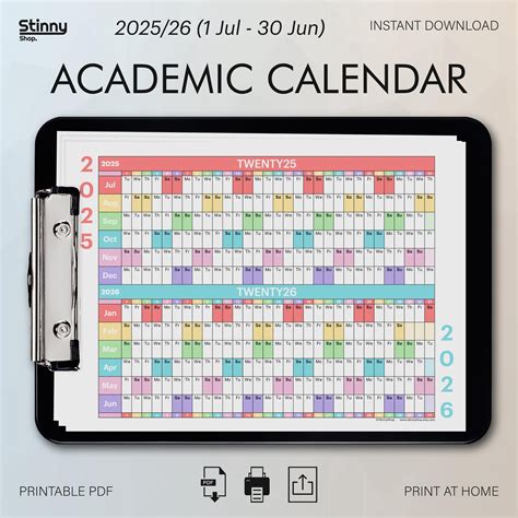 Montclair Academic Calendar 2026 - Printable Calendar