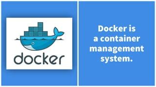 Image result for Introduction to Docker Containers
