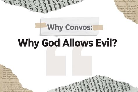 Wesley Weekly - Why God Allows Evil?-Courses