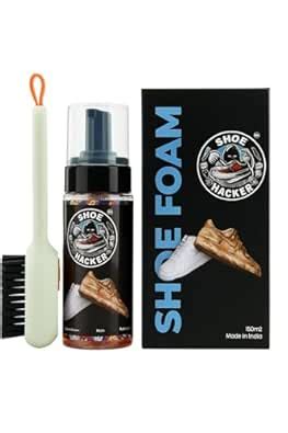 Shoe Hacker Cleaning Kit with 150ml Solution and Brush, 5-Minute Quick ...