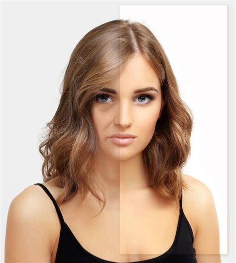 Vieillissement Visage avec problème de peau Affichage des photos avant ...