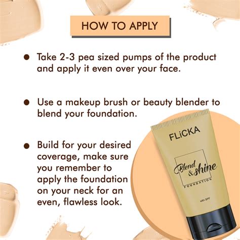 Blend & Shine Foundation - Flicka Cosmetics