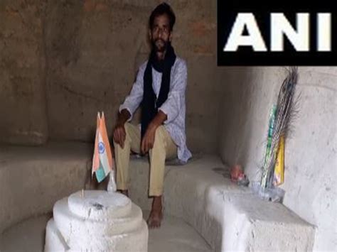 Man builds 2-storey under-ground house in UP's Hardoi